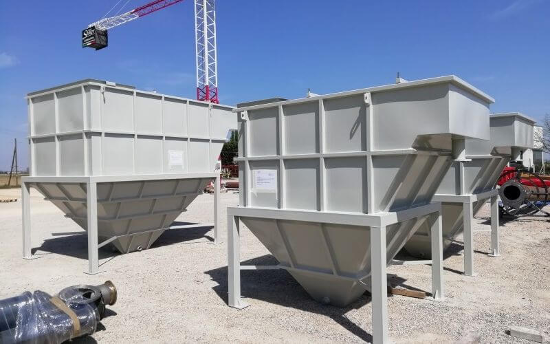 sedimentatori a pacchi lamellari