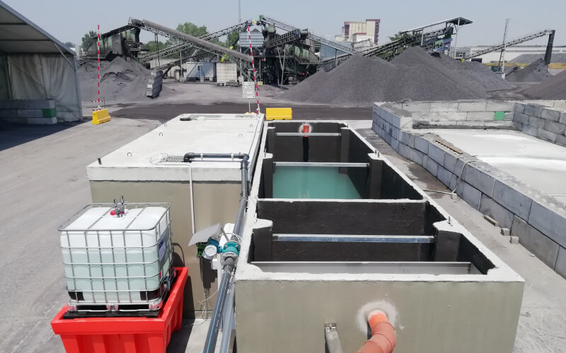 Trattamento e riutilizzo acque di prima pioggia per un'acciaieria
