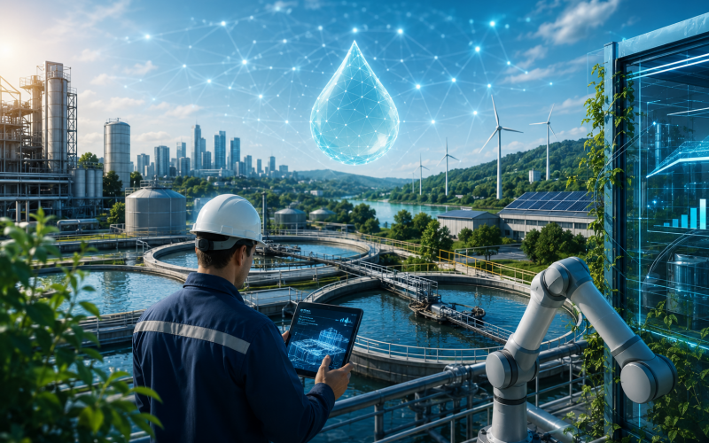 Industria 4.0 e 5.0 nel trattamento acque: innovazione digitale per efficienza e sostenibilit&agrave; | Aspel
